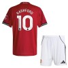 Manchester United Rashford 10 Hjemme 2025-26 - Barn Draktsett